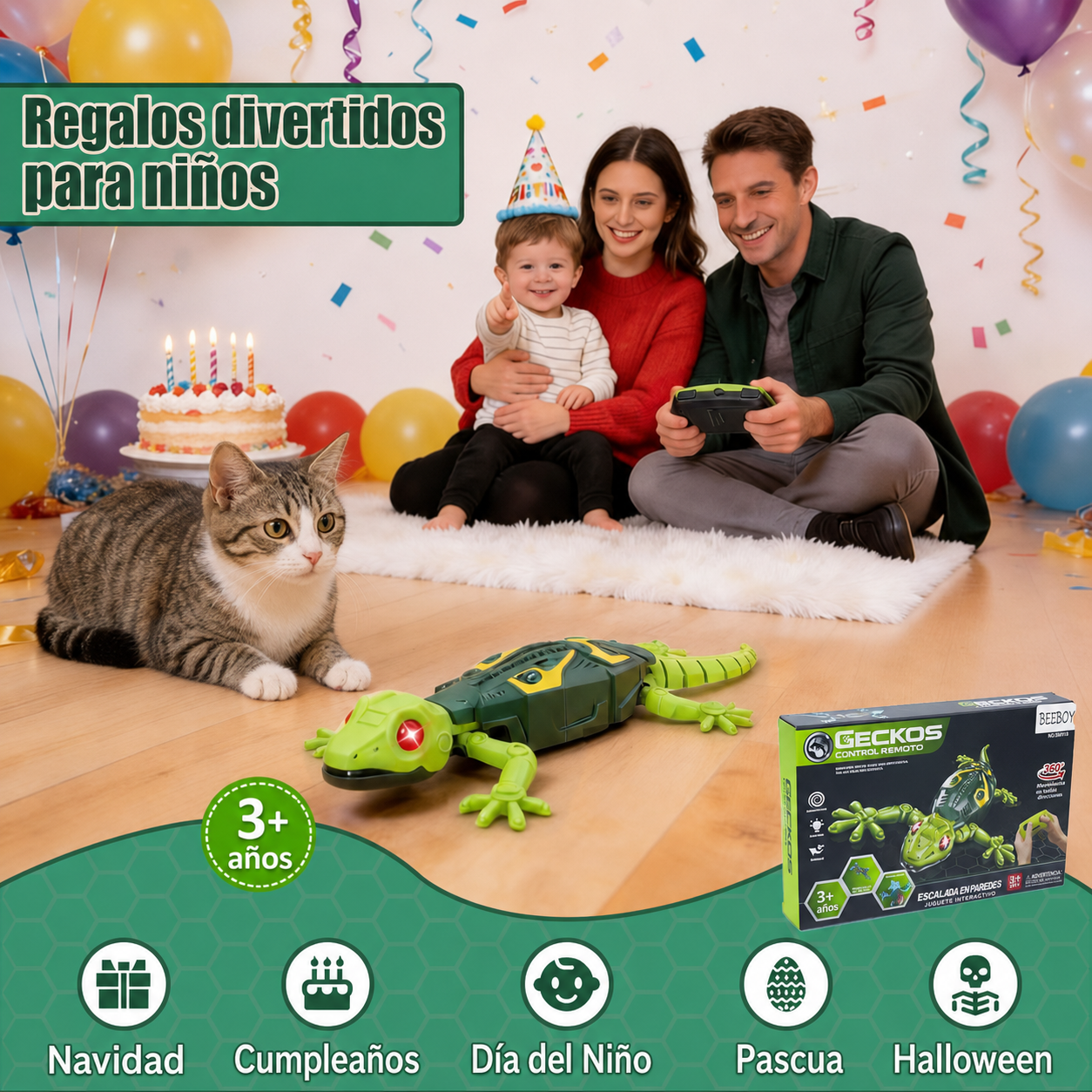 El lagarto que despierta a tu gato 🐱🦎